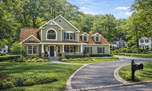 Lakeview Colonial Render